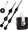 12888 Quartz DIY Wall Clock Movement Mechanism DIY Repair Parts Replacement Fit Dials up to 40 cm(15.7 Inches ) in Diameter.